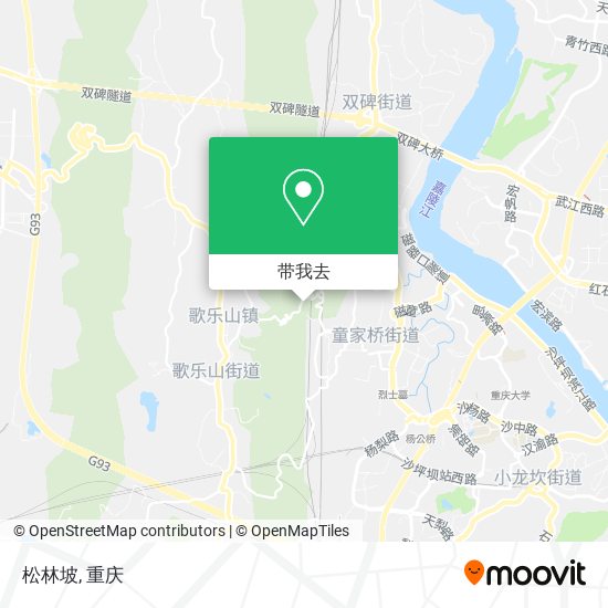 松林坡地图