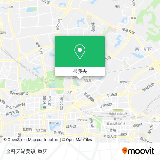 金科天湖美镇地图