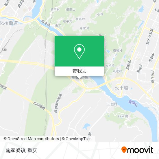 施家梁镇地图