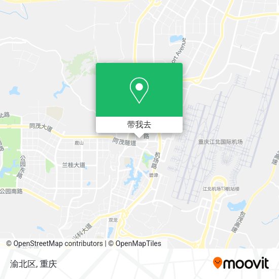 渝北区地图