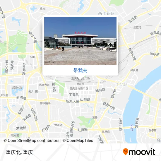 重庆北地图