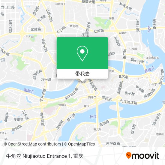 牛角沱 Niujiaotuo Entrance 1地图