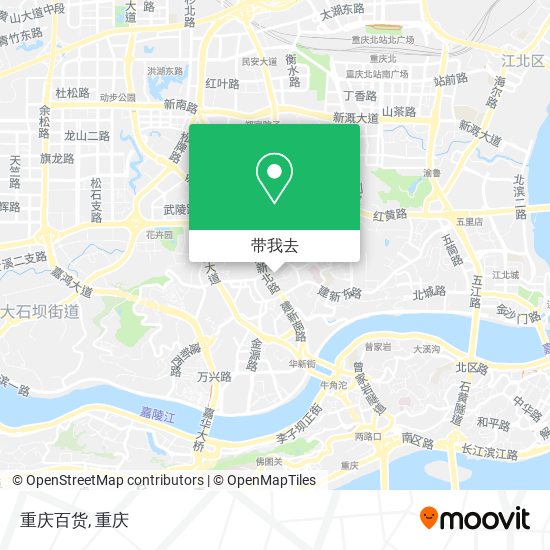 重庆百货地图