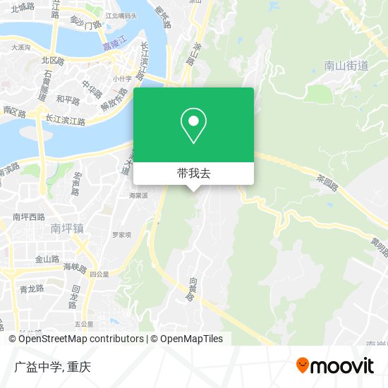广益中学地图