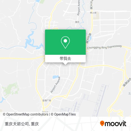 重庆天箭公司地图