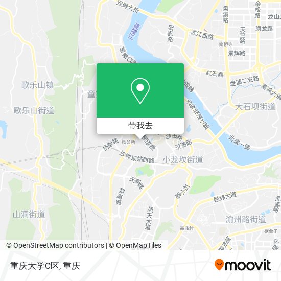 重庆大学C区地图
