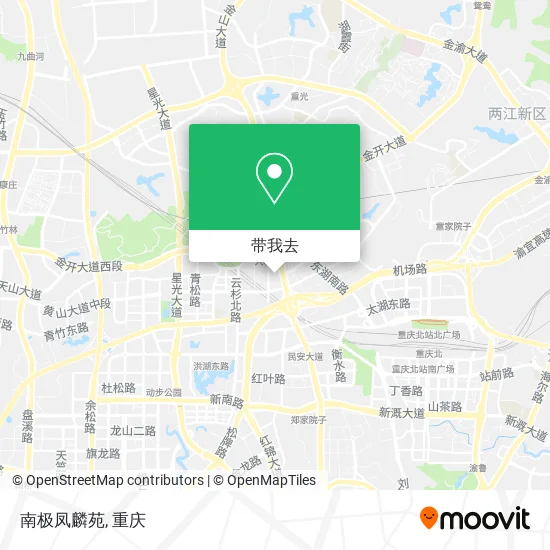 南极凤麟苑地图