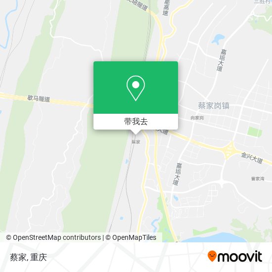 蔡家地图