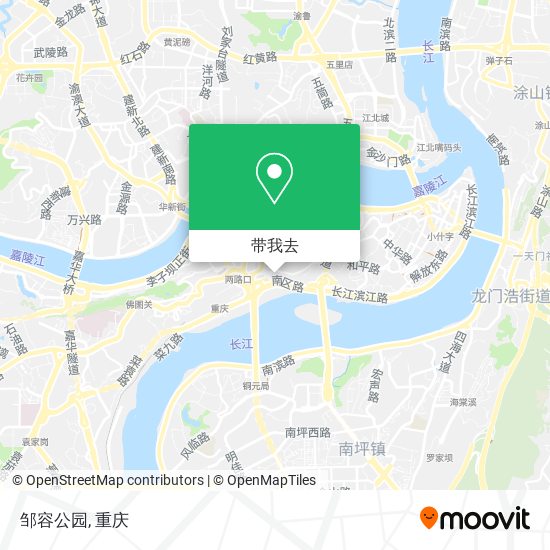 邹容公园地图
