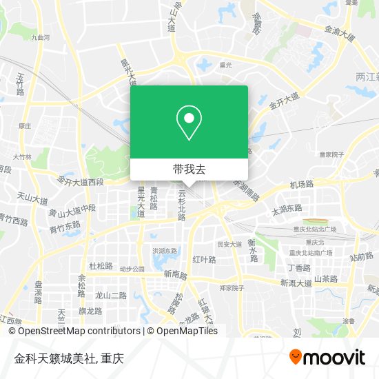 金科天籁城美社地图