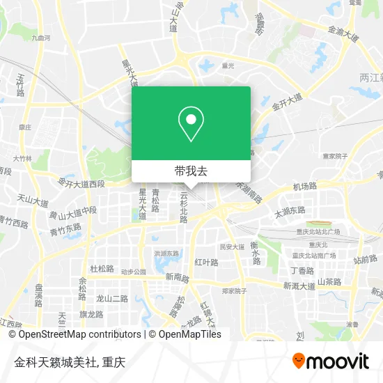 金科天籁城美社地图