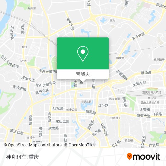 神舟租车地图