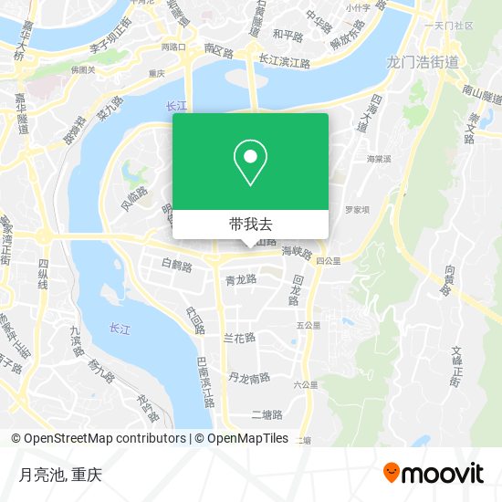 月亮池地图