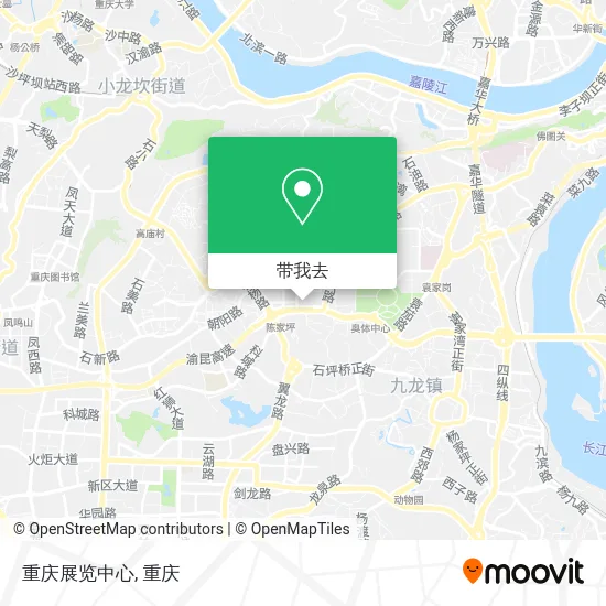 重庆展览中心地图