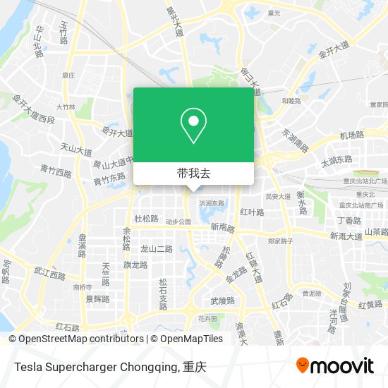 Tesla Supercharger Chongqing地图