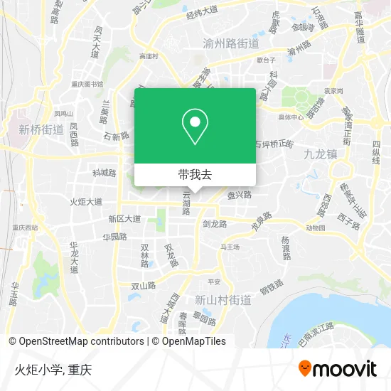 火炬小学地图