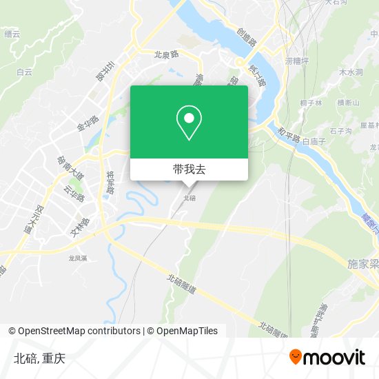 北碚地图