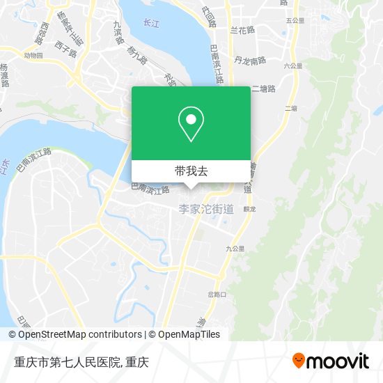 重庆市第七人民医院地图