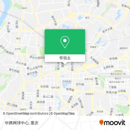 华腾网球中心地图
