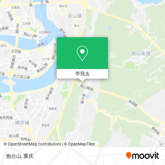 炮台山地图