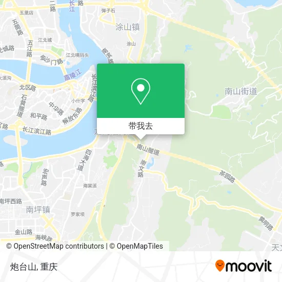 炮台山地图