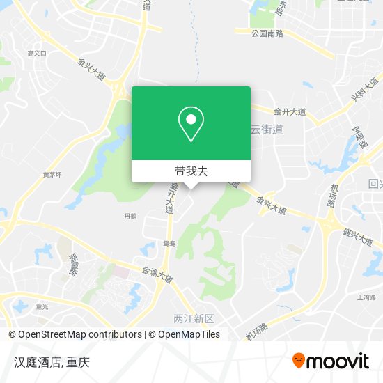 汉庭酒店地图