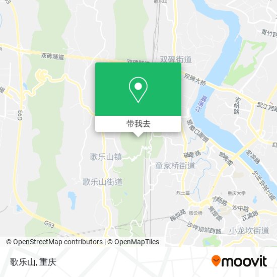 歌乐山地图