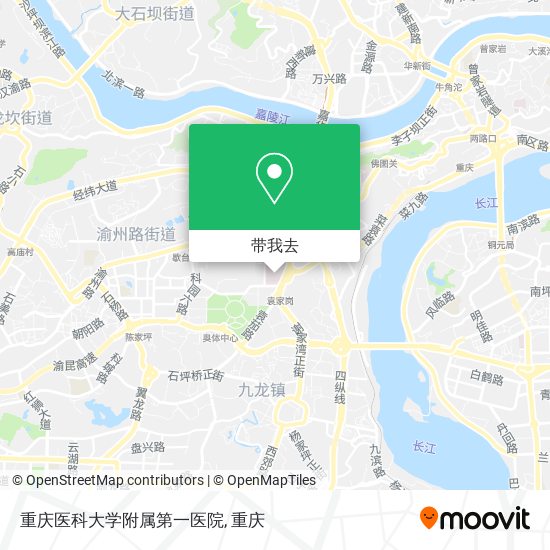重庆医科大学附属第一医院地图