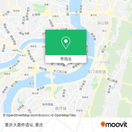 重庆大轰炸遗址地图