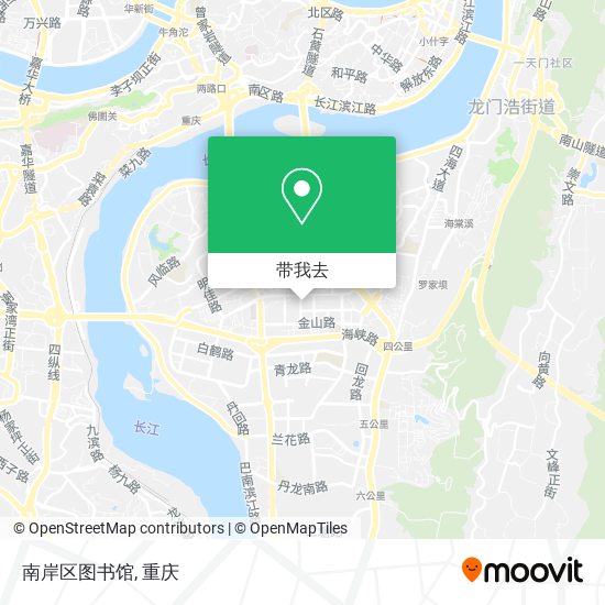 南岸区图书馆地图