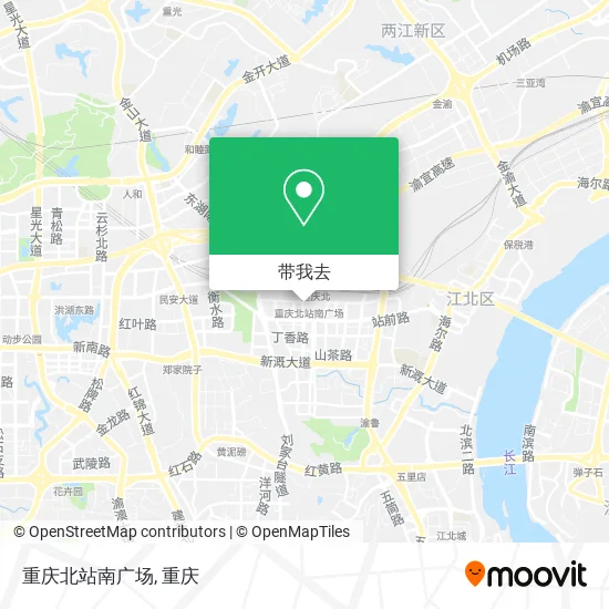 重庆北站南广场地图