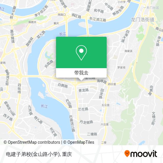 电建子弟校(金山路小学)地图