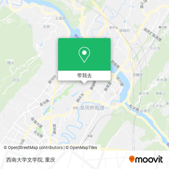 西南大学文学院地图