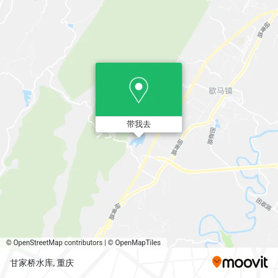 甘家桥水库地图