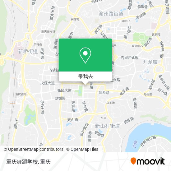 重庆舞蹈学校地图
