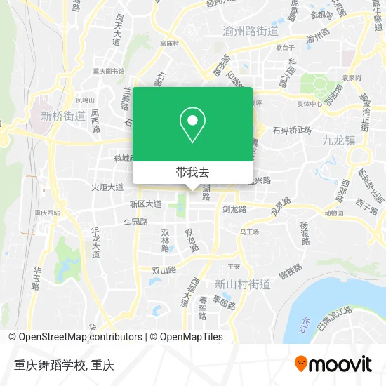 重庆舞蹈学校地图