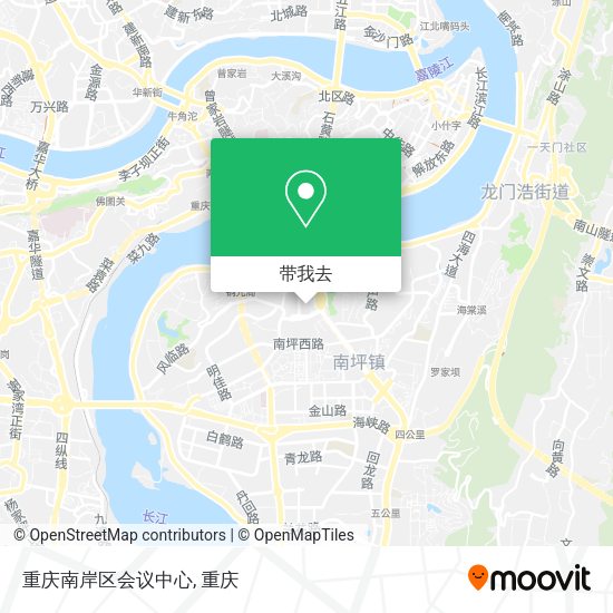 重庆南岸区会议中心地图