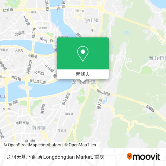 龙洞天地下商场 Longdongtian Market地图
