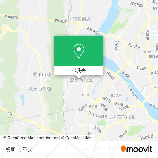 杨家山地图