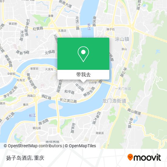 扬子岛酒店地图
