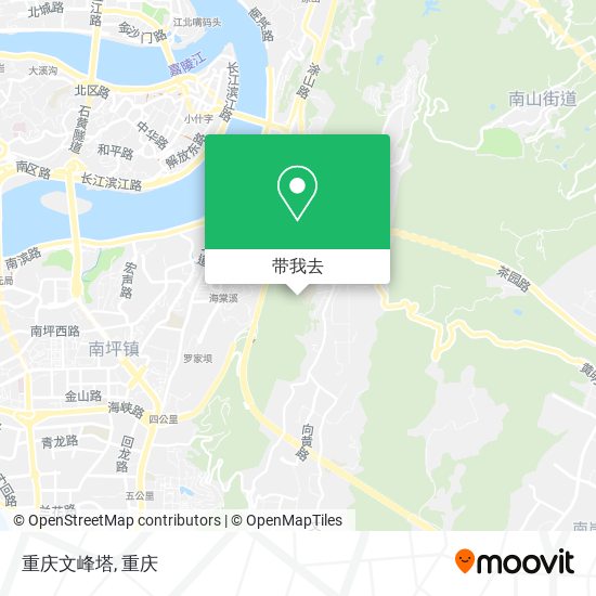 重庆文峰塔地图