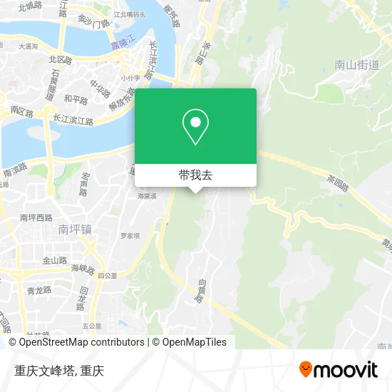 重庆文峰塔地图