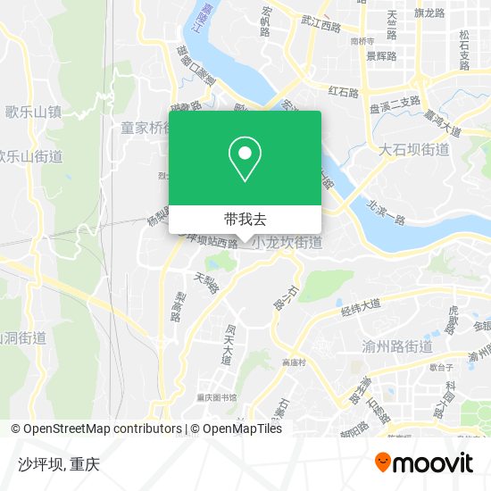 沙坪坝地图