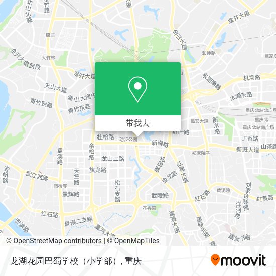 龙湖花园巴蜀学校（小学部）地图