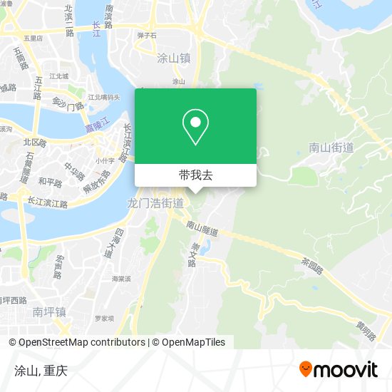 涂山地图