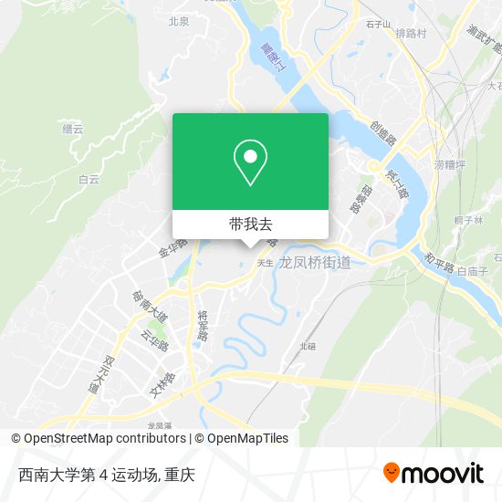 西南大学第４运动场地图