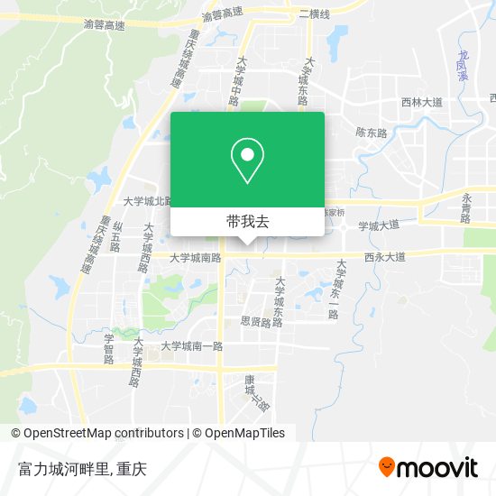 富力城河畔里地图