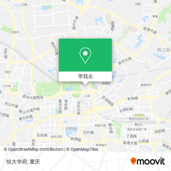 恒大华府地图