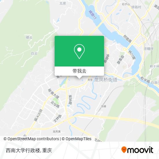 西南大学行政楼地图