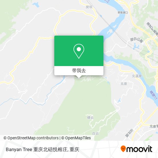 Banyan Tree 重庆北碚悦榕庄地图